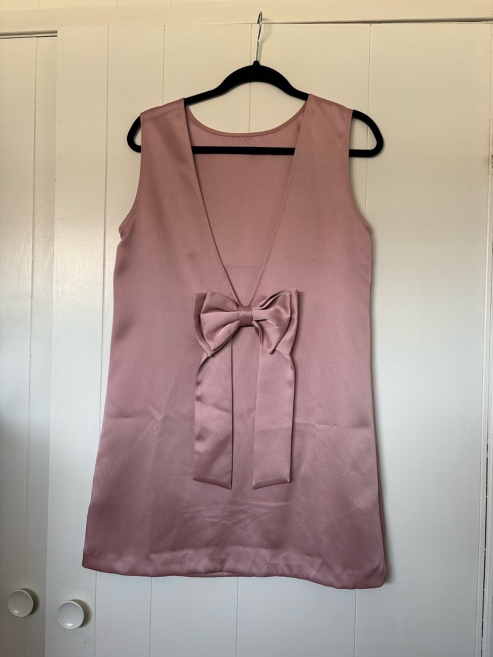 pink oversized h&m dress
